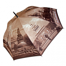 Зонт трость полуавтомат "Старый город"  арт.127